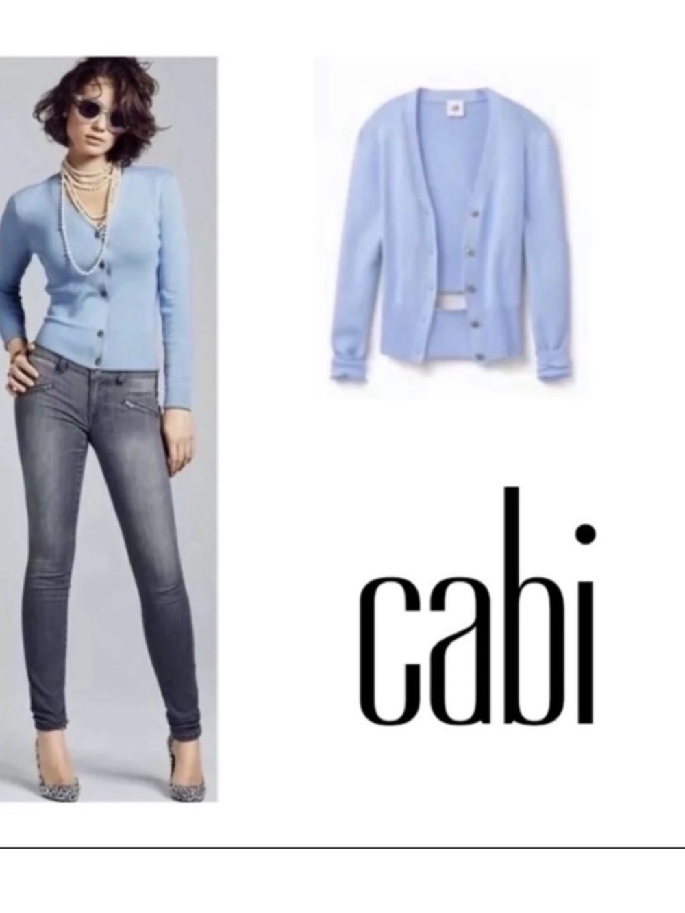 CAbi Cut Out Cardigan